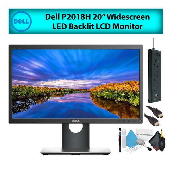 Shop Dell P2018H 20" 16:9 Widescreen LED Backlit LCD Computer Monitor